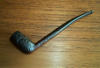 Estate canted slightly bent billiard. Made in England.