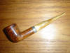 Estate Meerschaum Lined Billiard.  Made in USA by Henry Leonard & Thomas Inc.