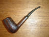 Estate 1/8 bent chimney. Made in Denmark. 