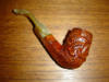 Estate diamond shanked bent chimney. Made in Italy.