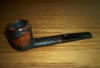 Estate oval shank and stem billiard. Made in Denmark.