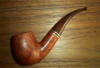 Estate bent billiard with cumberland stem. Made in Italy.