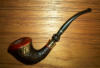 Estate calabas and churchwarden. Made in Denmark.